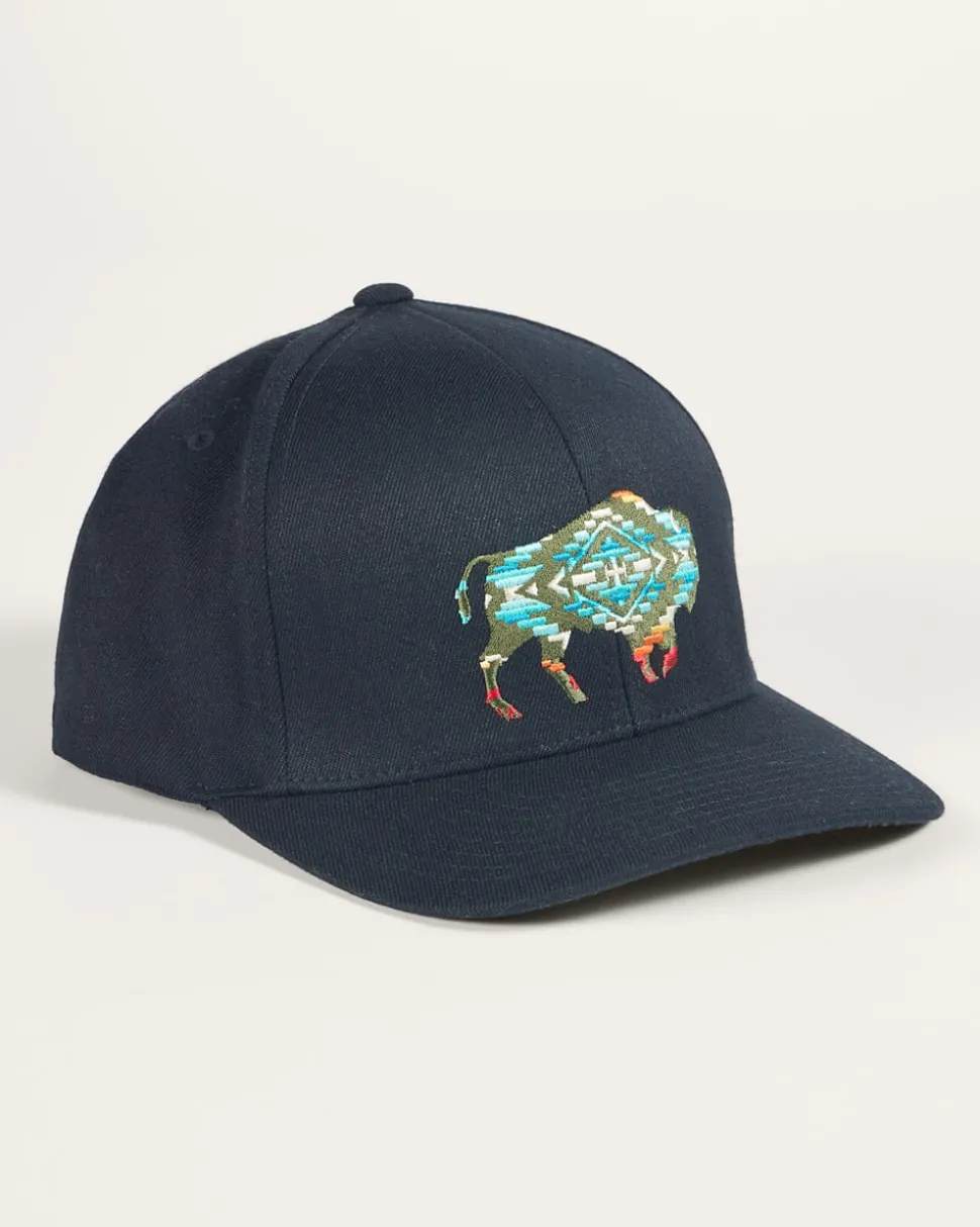 BISON EMBROIDERED HAT