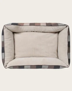 BLOCK PLAID PET BED - KUDDLER