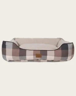 BLOCK PLAID PET BED - KUDDLER