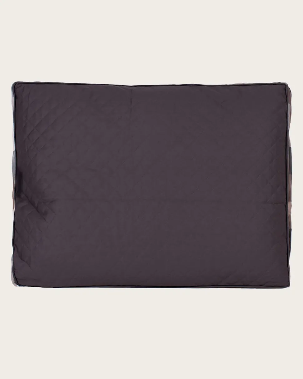 BLOCK PLAID PET BED - NAPPER