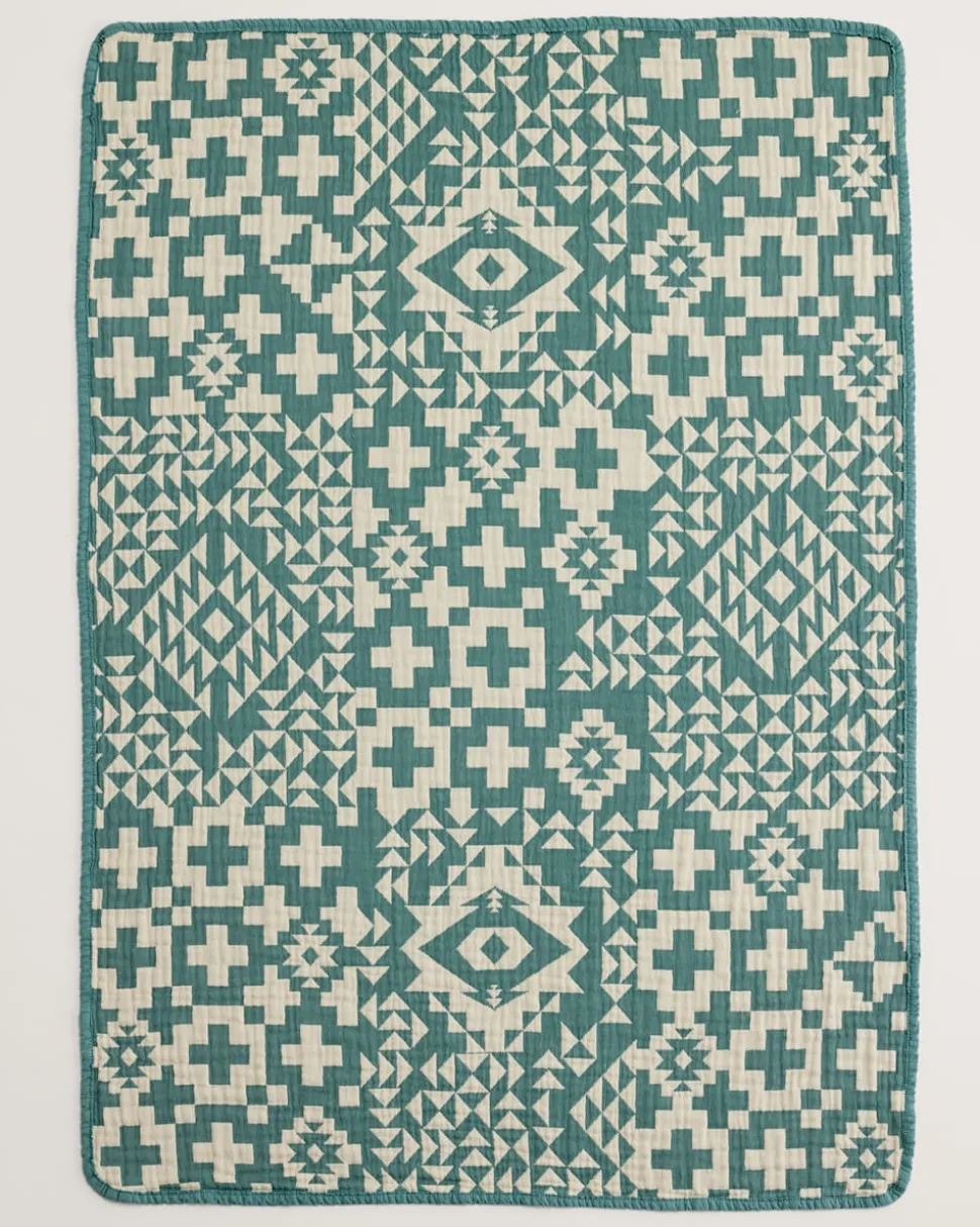 BLUE RIDGE ORGANIC COTTON BABY BLANKET