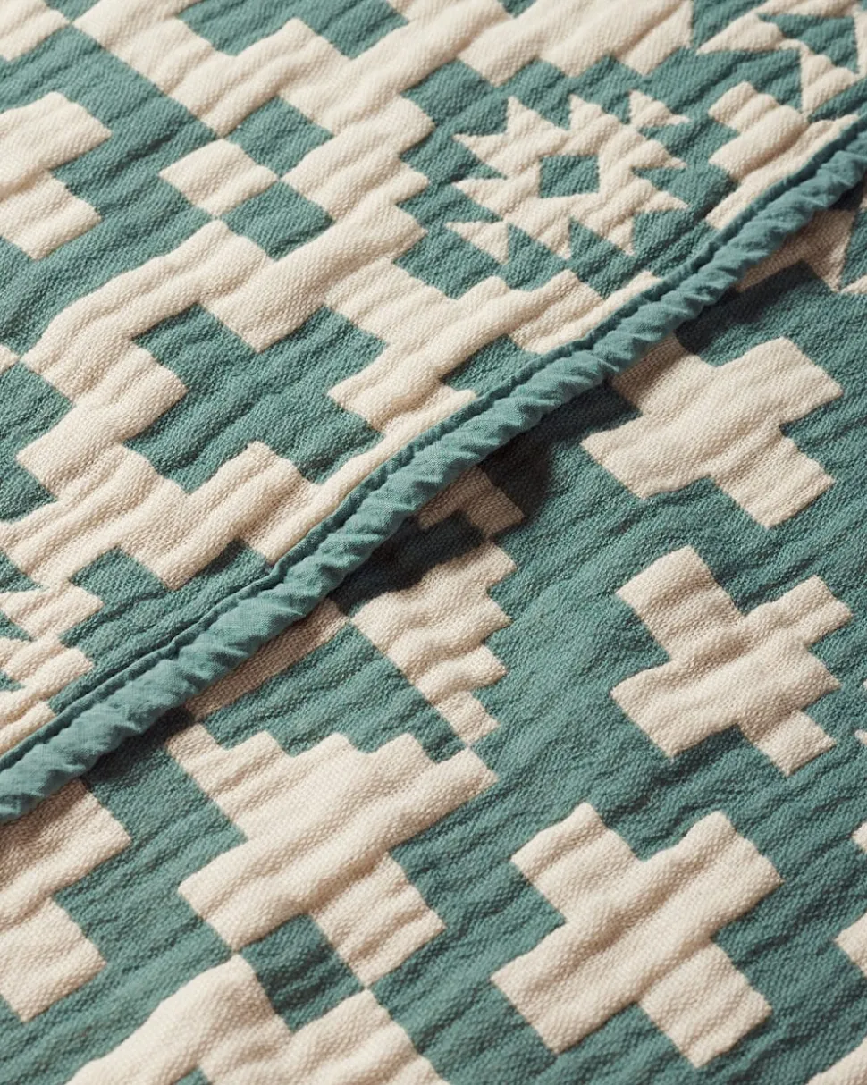 BLUE RIDGE ORGANIC COTTON BABY BLANKET
