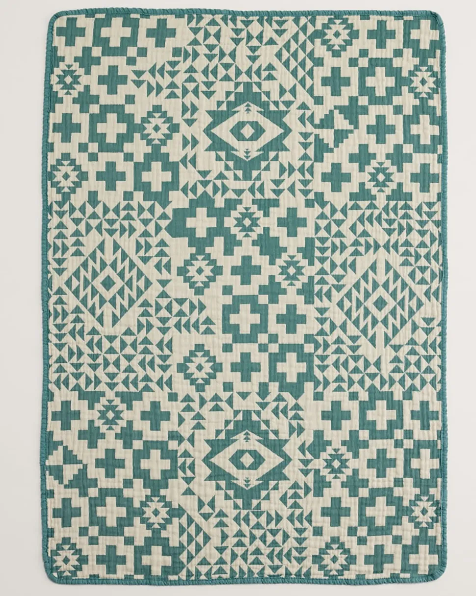 BLUE RIDGE ORGANIC COTTON BABY BLANKET