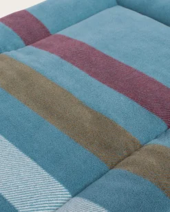 CABIN STRIPE PET BED - COMFORT CUSHION
