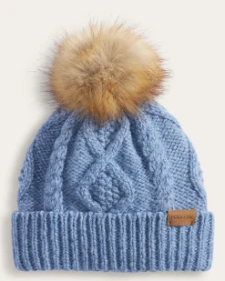 CABLE KNIT BEANIE