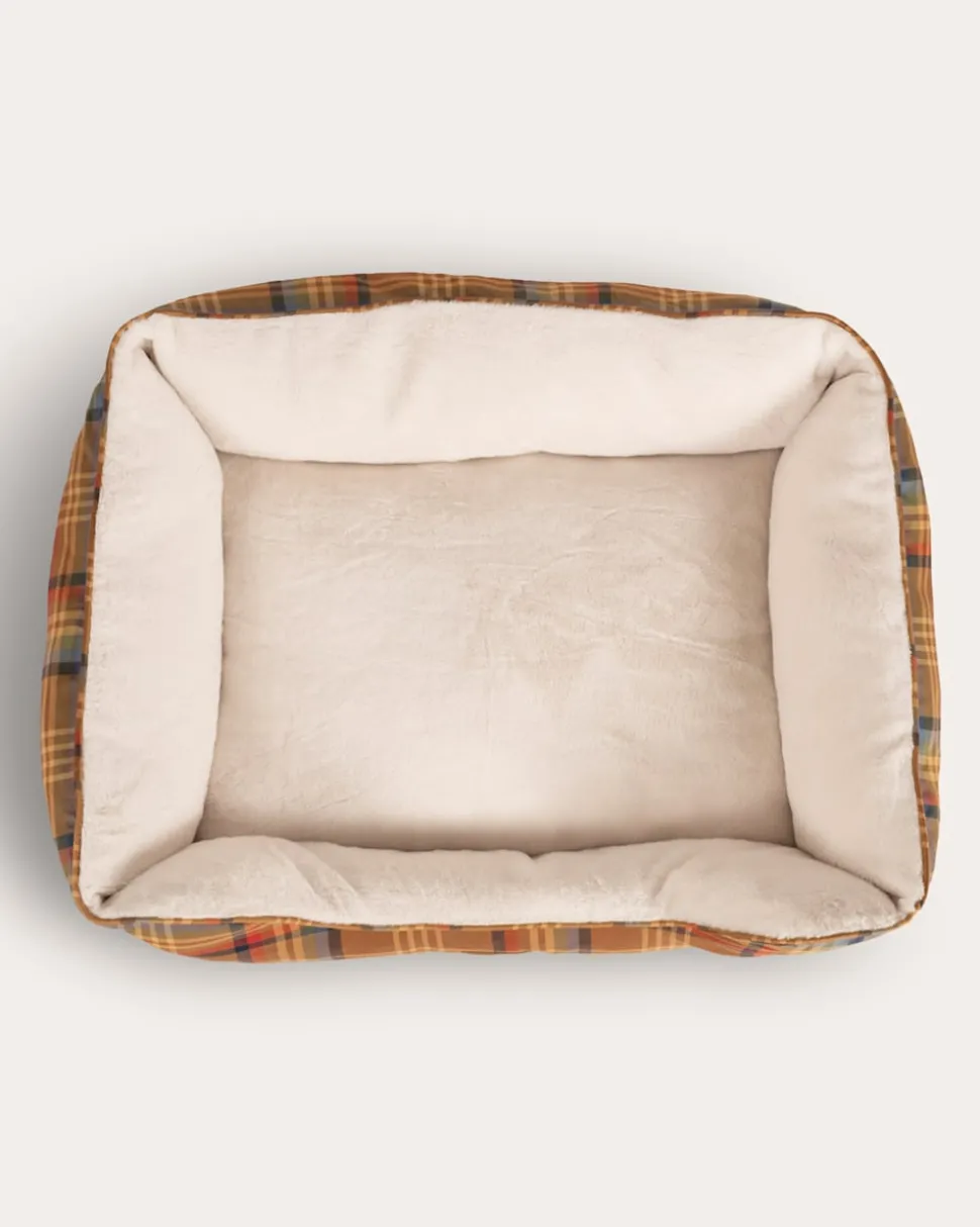DESERT PLAID PET BED - KUDDLER