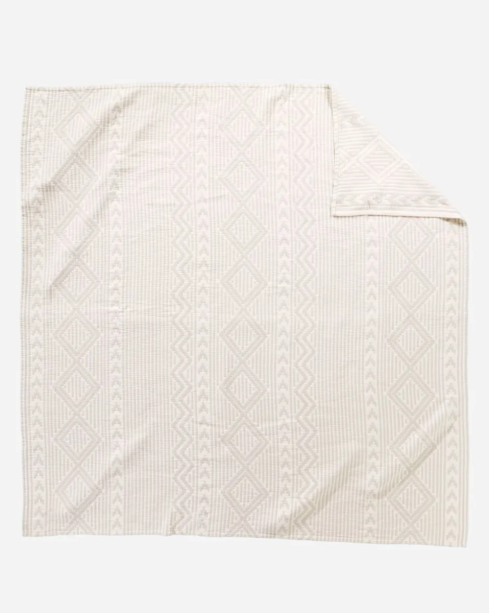 GANADO COTTON MATELASSE COVERLET SET