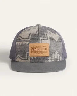 HARDING WOOL SIX PANEL TRUCKER HAT