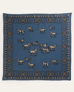 HERD OF HORSES SILK SCARF