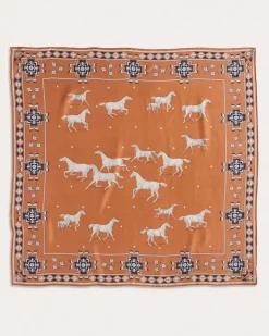 HERD OF HORSES SILK SCARF