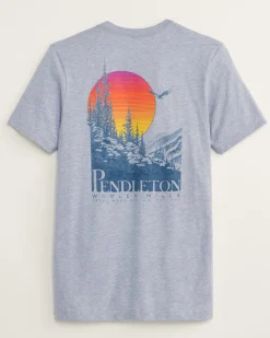 MEN'S OUTDOOR SUNSET GRAPHIC TEE