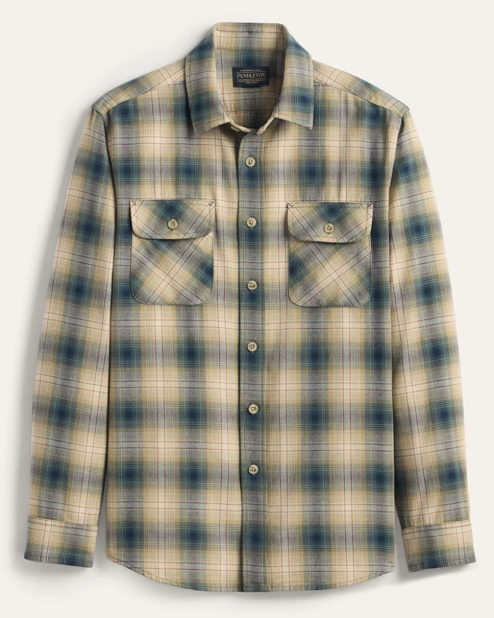 MEN'S PLAID BEACH SHACK COTTON SHIRT