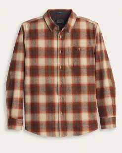 MEN'S PLAID ELBOW-PATCH TRAIL SHIRT