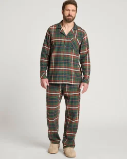 MEN'S PLAID FLANNEL PAJAMA SET