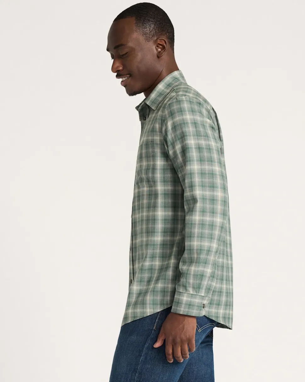 MEN'S PLAID MERINO LODGE SHIRT