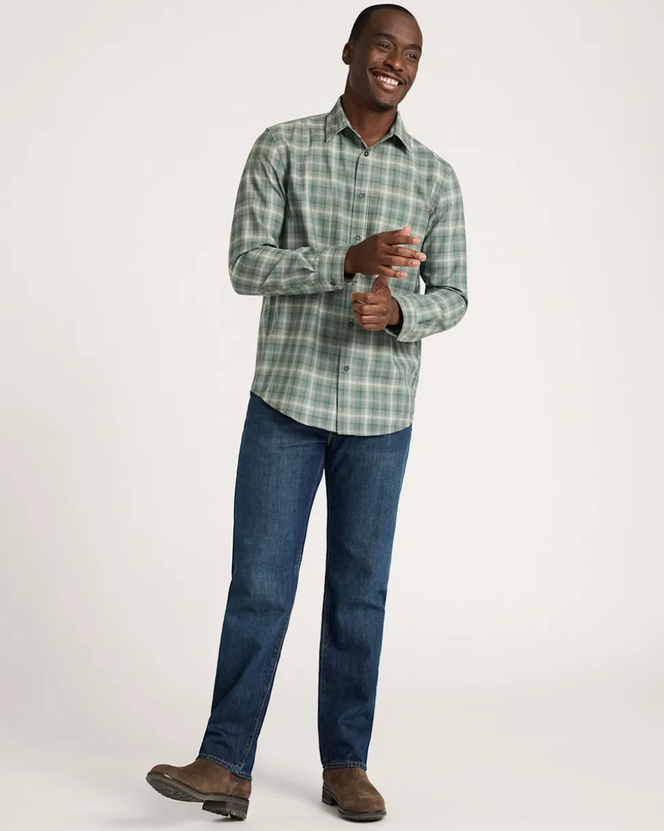 MEN'S PLAID MERINO LODGE SHIRT