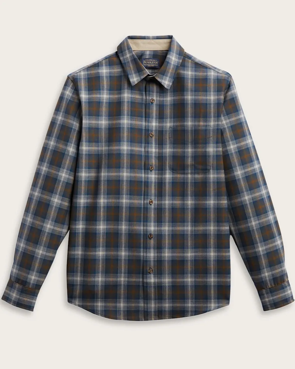 MEN'S PLAID MERINO LODGE SHIRT