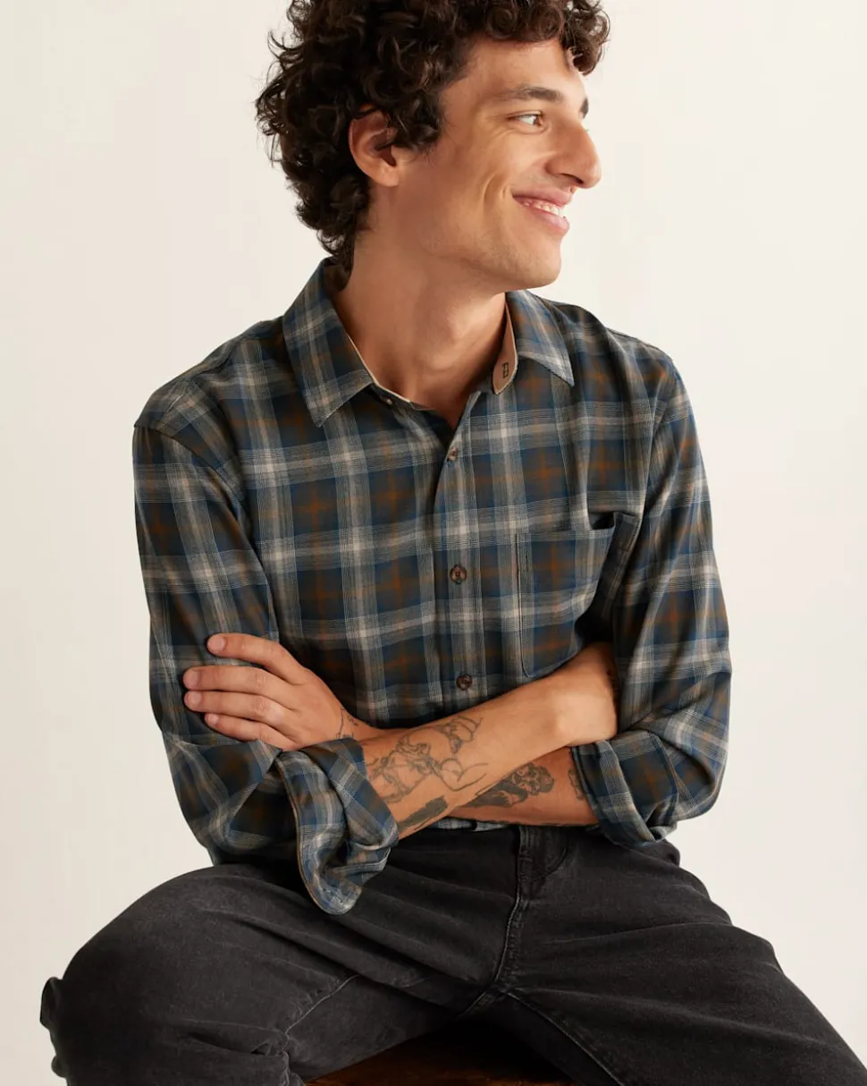 MEN'S PLAID MERINO LODGE SHIRT