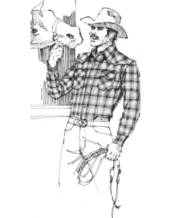 MEN'S PLAID SNAP-FRONT WESTERN CANYON SHIRT