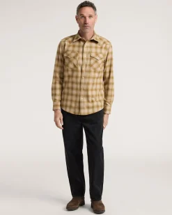 MEN'S PLAID SNAP-FRONT WESTERN CANYON SHIRT