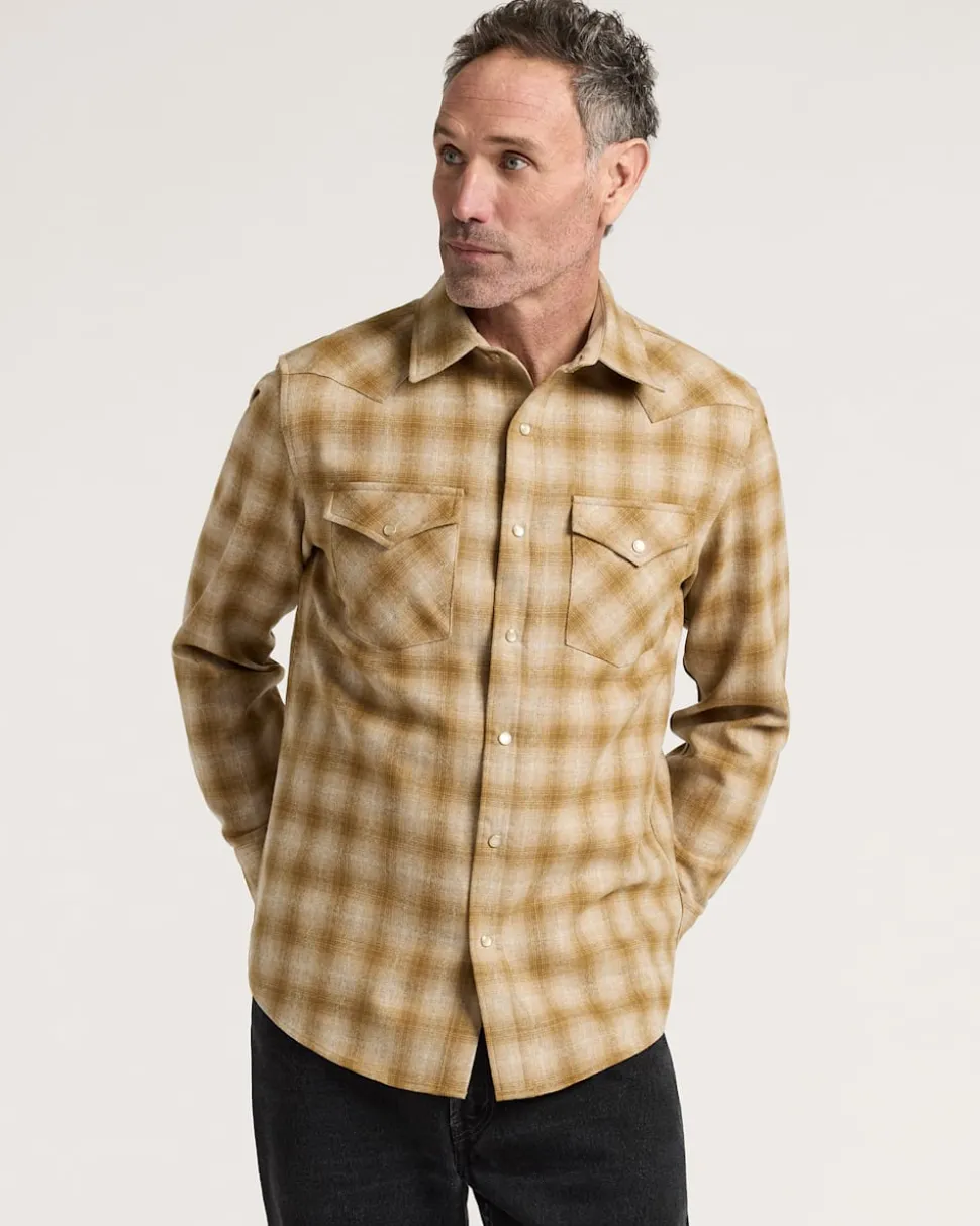 MEN'S PLAID SNAP-FRONT WESTERN CANYON SHIRT