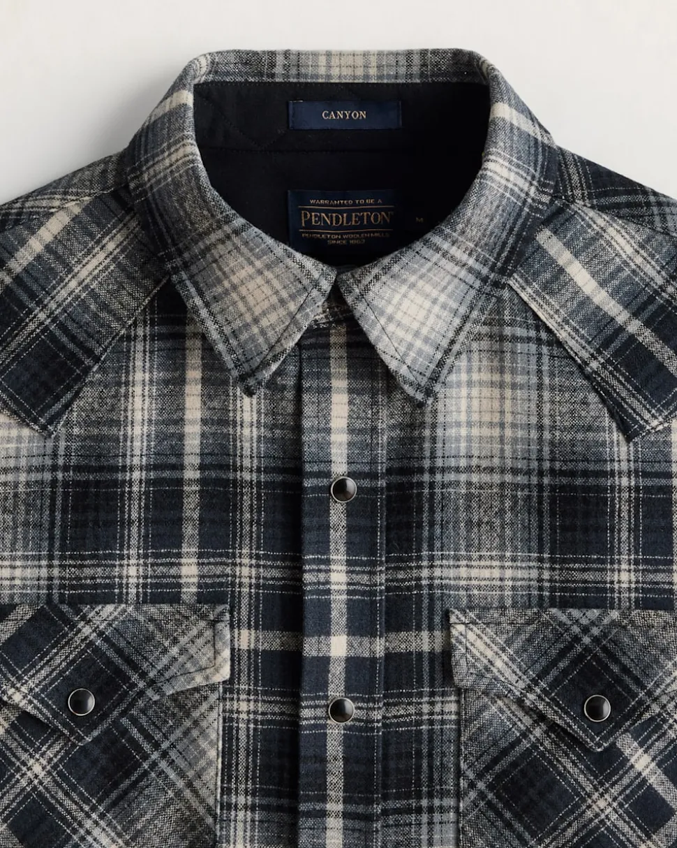 MEN'S PLAID SNAP-FRONT WESTERN CANYON SHIRT