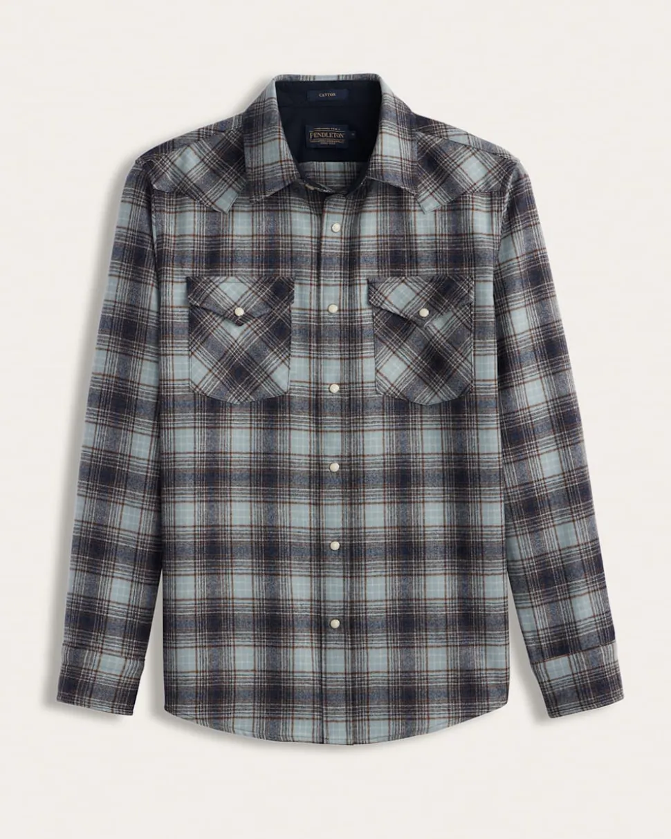MEN'S PLAID SNAP-FRONT WESTERN CANYON SHIRT