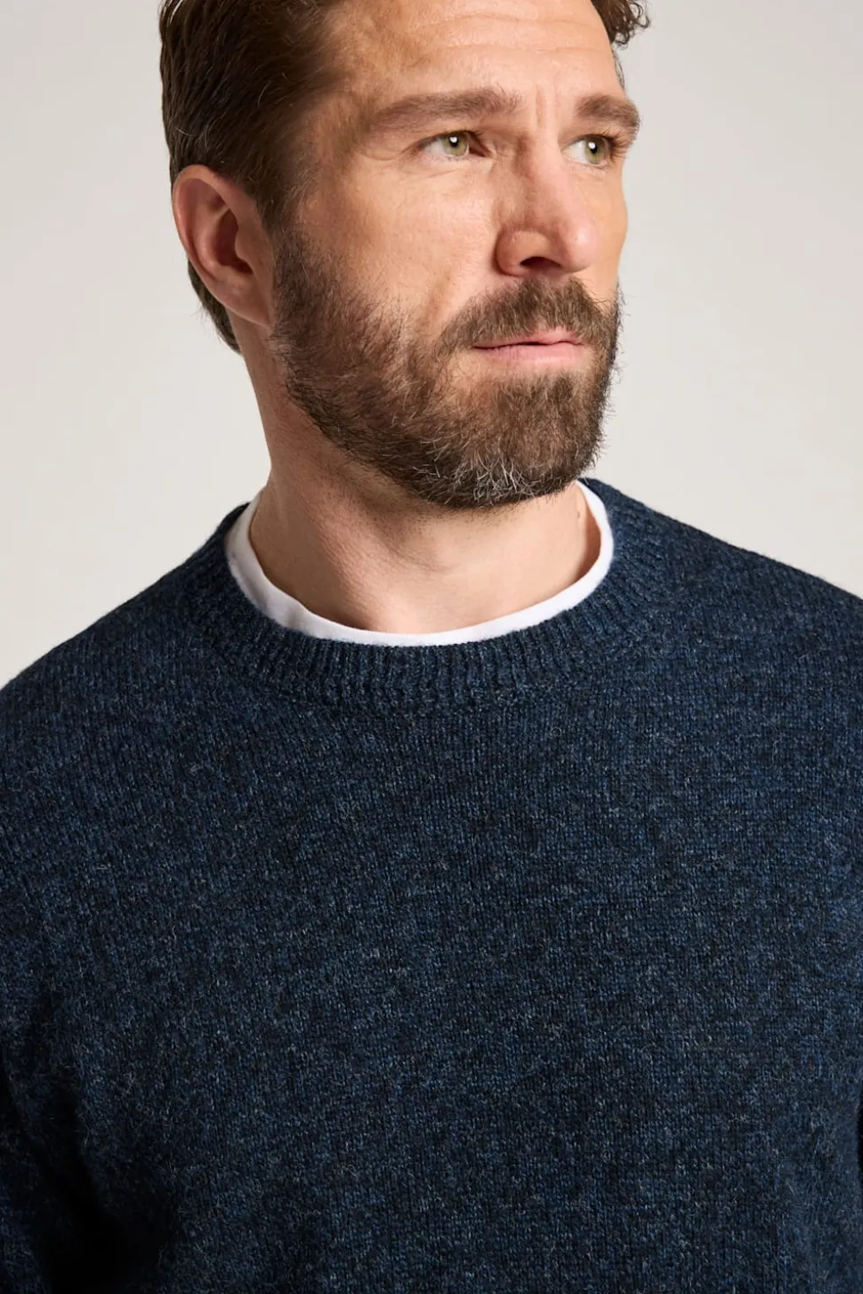 MEN'S SHETLAND COLLECTION SWEATER