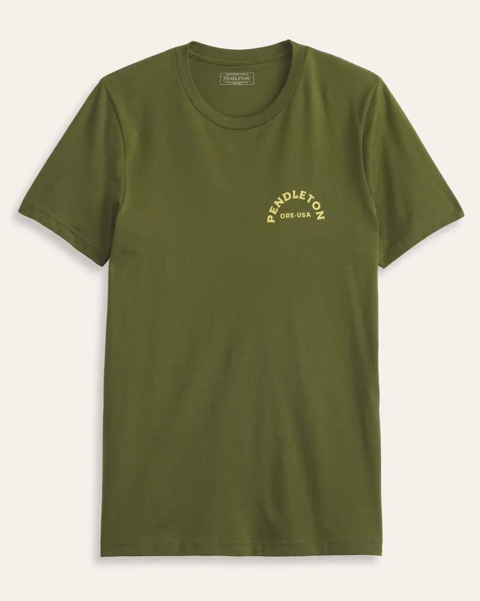 MEN'S SHORT-SLEEVE BEAR GRAPHIC TEE