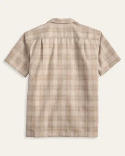 MEN'S SHORT-SLEEVE PLAID BOARD SHIRT
