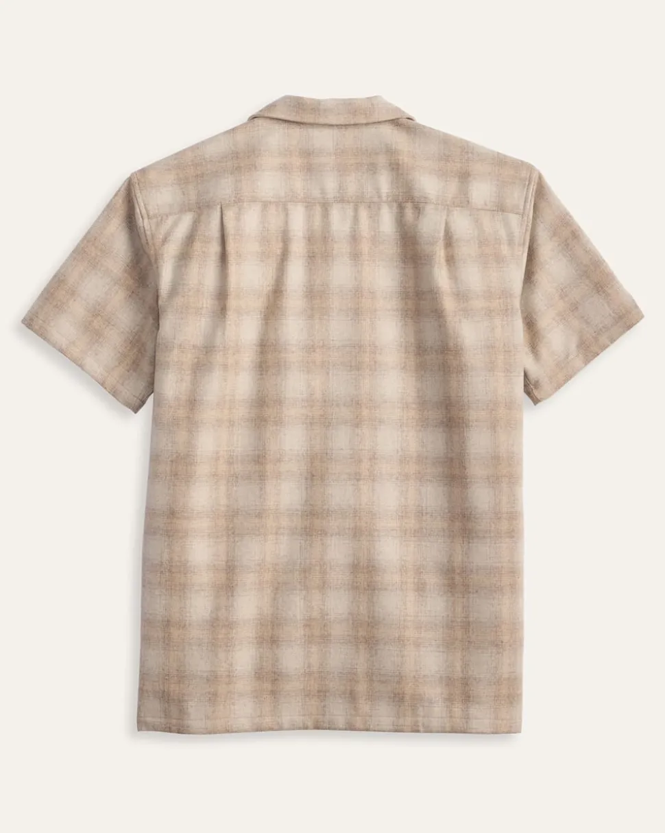 MEN'S SHORT-SLEEVE PLAID BOARD SHIRT