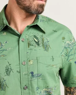 MEN'S SHORT-SLEEVE SHORELINE COTTON SHIRT