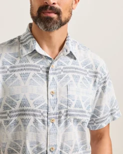 MEN'S SHORT-SLEEVE SHORELINE LINEN SHIRT