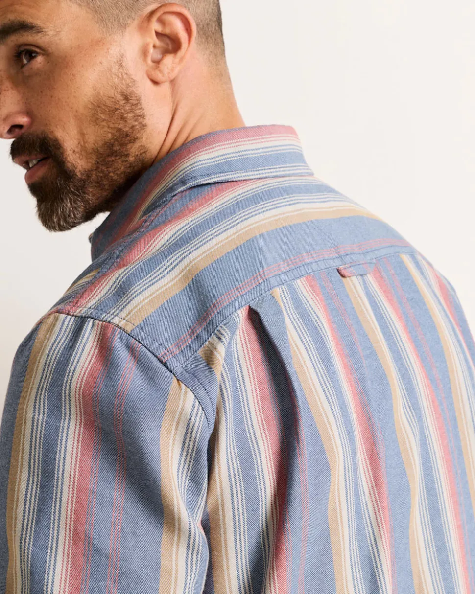 MEN'S SHORT-SLEEVE STRIPE BAYSIDE SHIRT