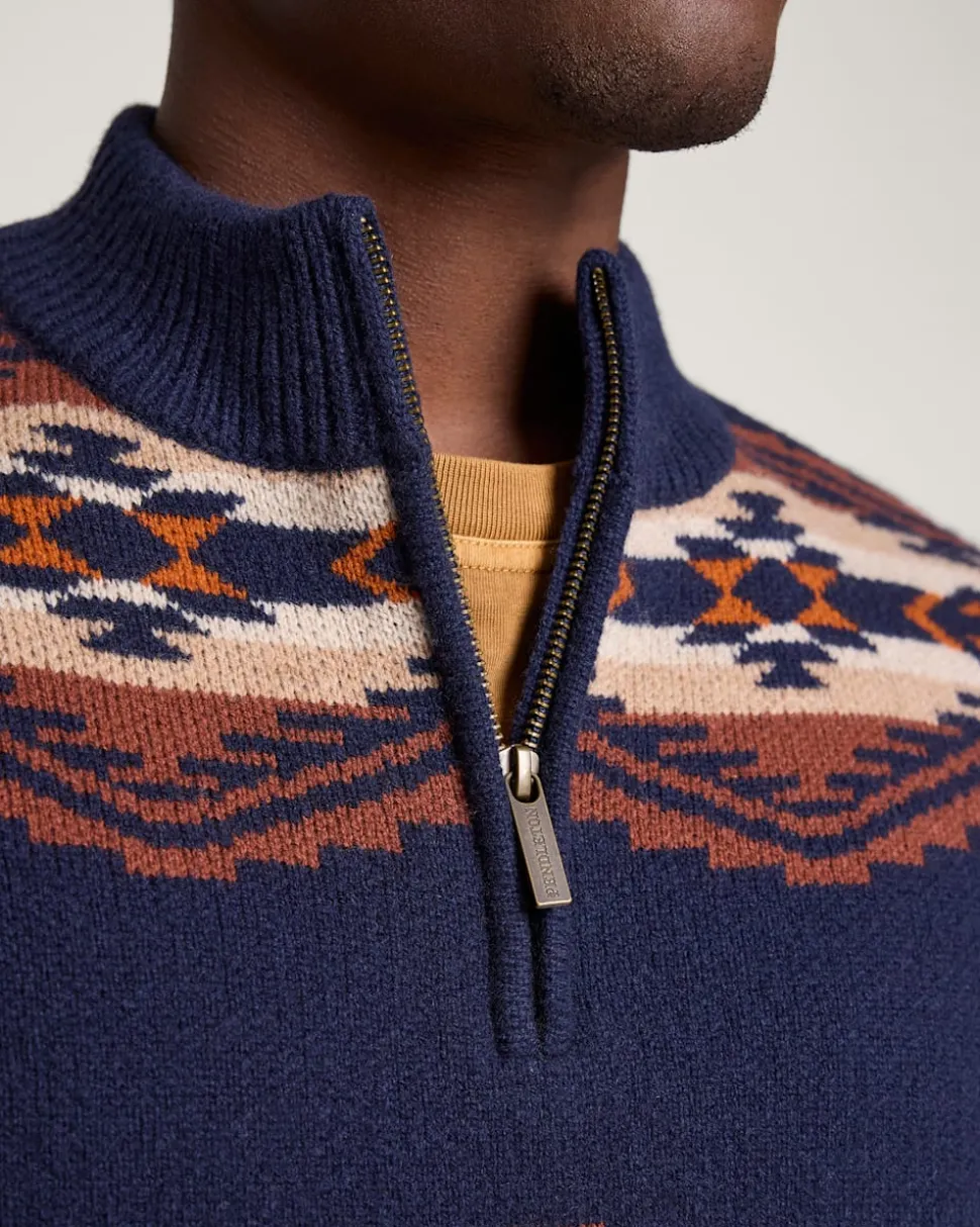 MEN'S TUMALO RIDGE LAMBSWOOL QUARTER-ZIP SWEATER