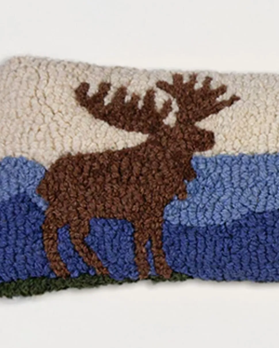 MOUNTAIN MOOSE HOOKED LUMBAR PILLOW