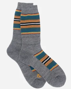 NATIONAL PARK STRIPE CREW SOCKS