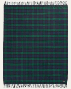 PLAID 5TH AVENUE MERINO THROW