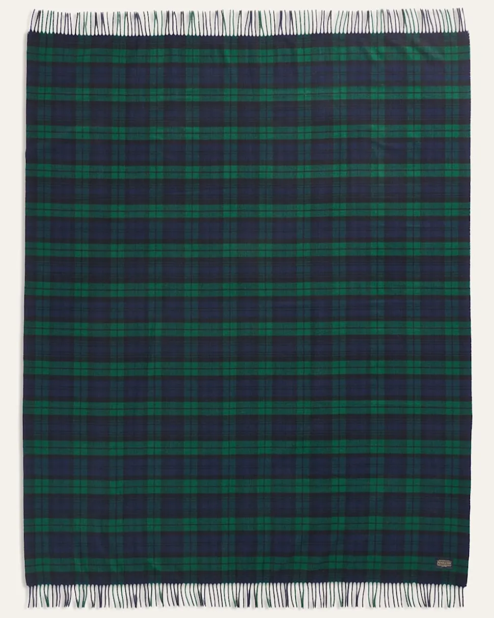 PLAID 5TH AVENUE MERINO THROW