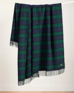PLAID 5TH AVENUE MERINO THROW