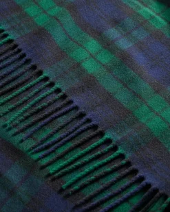 PLAID 5TH AVENUE MERINO THROW