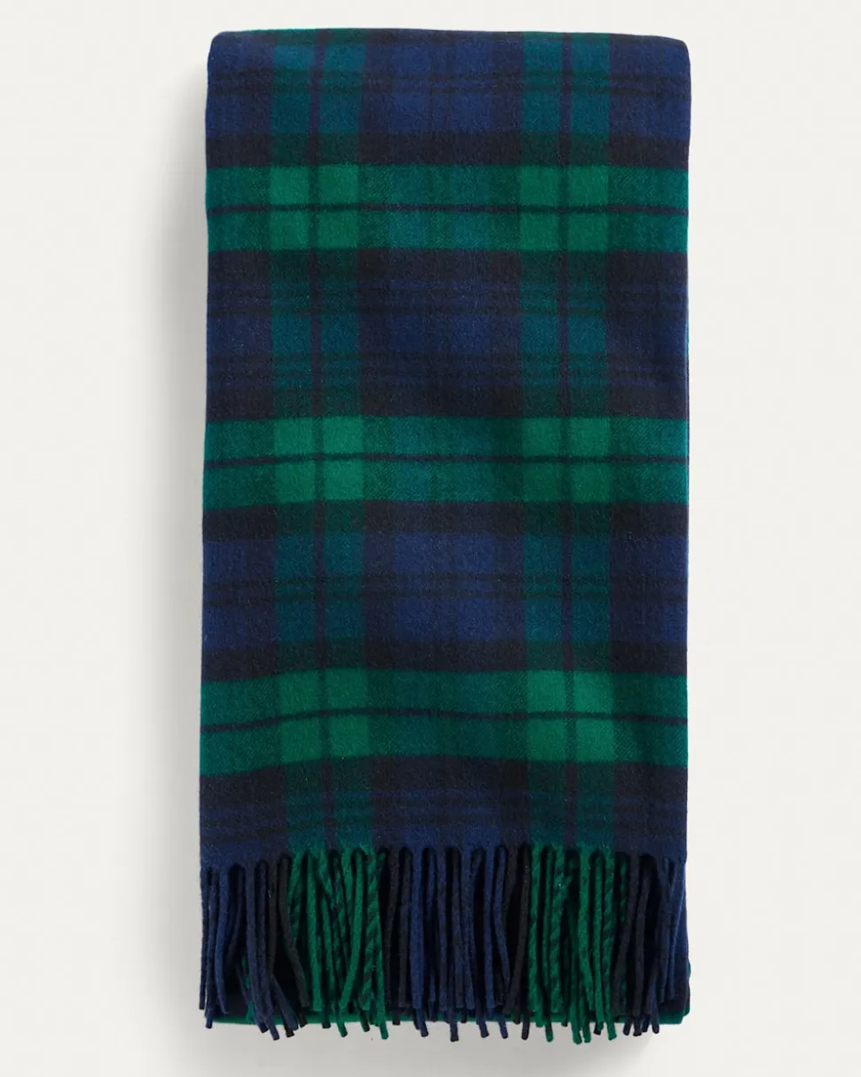PLAID 5TH AVENUE MERINO THROW