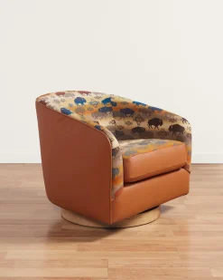 PRAIRIE RUSH HOUR BARREL CHAIR