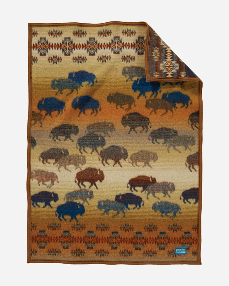 PRAIRIE RUSH HOUR CRIB BLANKET