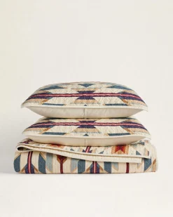 PRAIRIE SPRINGS PRINTED COVERLET SET