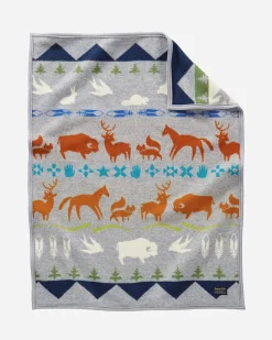 SHARED PATHS CRIB BLANKET