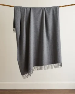 SOLID 5TH AVENUE MERINO THROW