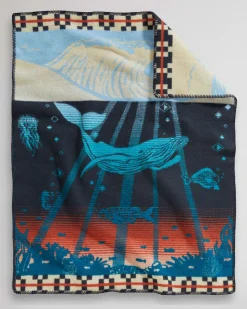 TIDE SCHOOL CRIB BLANKET