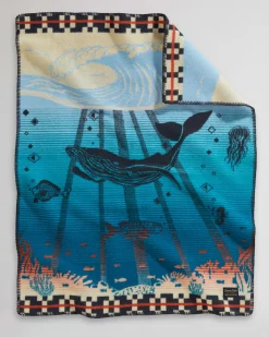 TIDE SCHOOL CRIB BLANKET