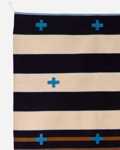 TURQUOISE CROSSES RUG